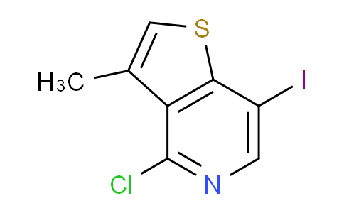 CAS No. 1211581-44-0, 4-chloro-7-iodo-3-methylthieno[3,2-c]pyridine