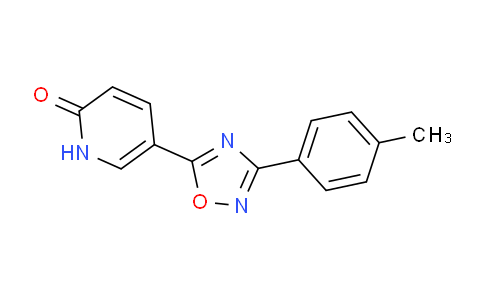 CAS No. 1223889-45-9, 5-[3-(4-methylphenyl)-1,2,4-oxadiazol-5-yl]-1H-pyridin-2-one