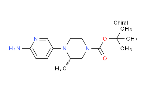 CAS No. 1433849-58-1, tert-butyl (3S)-4-(6-aminopyridin-3-yl)-3-methylpiperazine-1-carboxylate