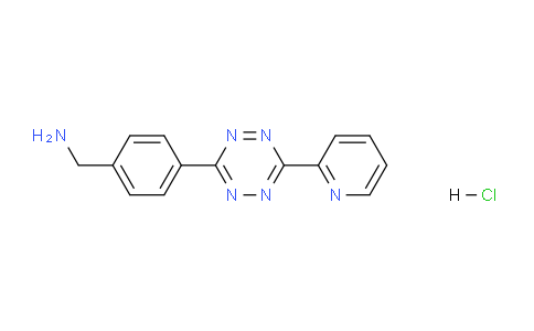 CAS No. 1345866-59-2, (4-(6-(pyridin-2-yl)-1,2,4,5-tetrazin-3-yl)phenyl)methanamine hydrochloride