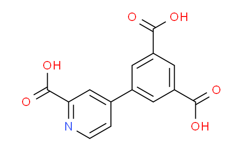 CAS No. 1261988-25-3, 5-(2-carboxypyridin-4-yl)benzene-1,3-dicarboxylic acid