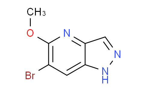 CAS No. 1351813-60-9, 6-bromo-5-methoxy-1H-pyrazolo[4,3-b]pyridine