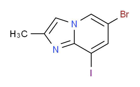 CAS No. 1421601-69-5, 6-bromo-8-iodo-2-methylimidazo[1,2-a]pyridine