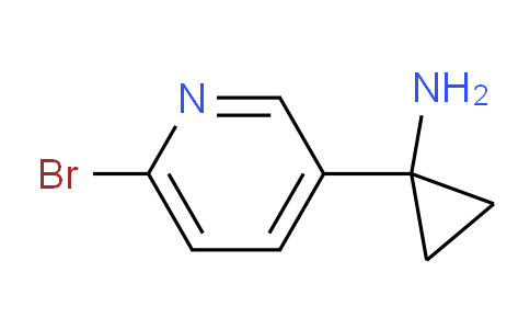 CAS No. 1060811-36-0, 1-(6-bromopyridin-3-yl)cyclopropan-1-amine