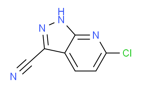 CAS No. 1935287-10-7, 6-chloro-1H-pyrazolo[3,4-b]pyridine-3-carbonitrile