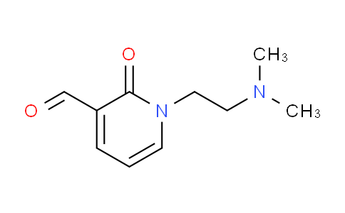 CAS No. 1367935-81-6, 1-[2-(dimethylamino)ethyl]-2-oxo-1,2-dihydropyridine-3-carbaldehyde