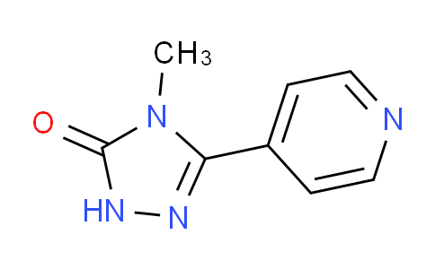CAS No. 117258-15-8, 4-methyl-3-pyridin-4-yl-1H-1,2,4-triazol-5-one