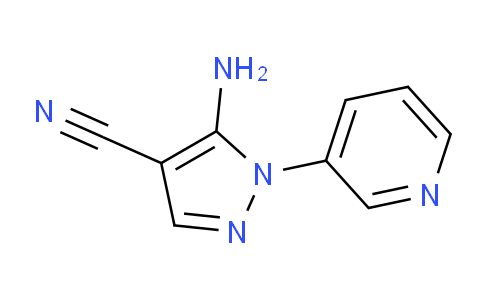 CAS No. 650638-16-7, 5-amino-1-pyridin-3-ylpyrazole-4-carbonitrile