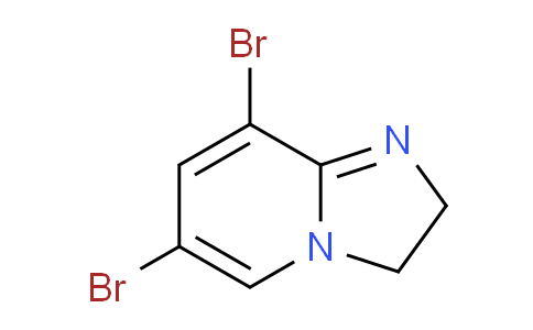 CAS No. 748730-76-9, 6,8-dibromo-2,3-dihydroimidazo[1,2-a]pyridine