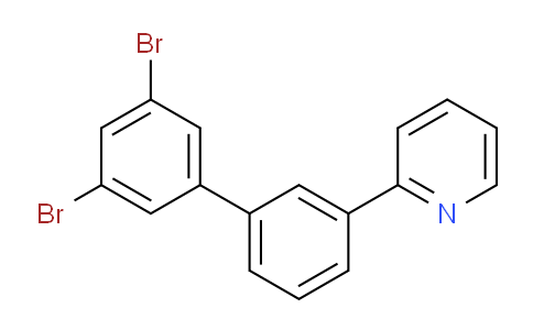 CAS No. 453530-50-2, 2-(3',5'-Dibromo-[1,1'-Biphenyl]-3-Yl)Pyridine