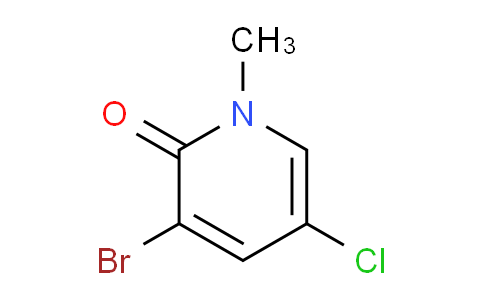 CAS No. 343981-02-2, 3-bromo-5-chloro-1-methylpyridin-2-one