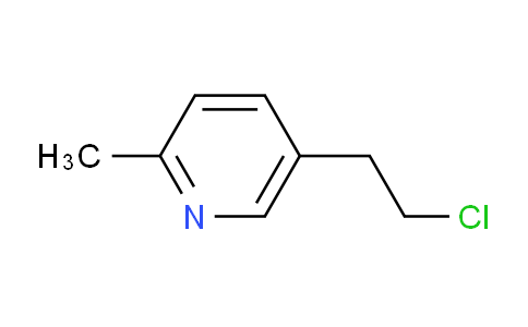 CAS No. 805179-45-7, 5-(2-chloroethyl)-2-methylpyridine
