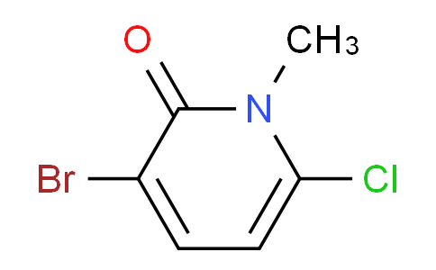 CAS No. 960299-32-5, 3-bromo-6-chloro-1-methylpyridin-2-one