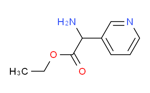 CAS No. 138891-55-1, ethyl 2-amino-2-(pyridin-3-yl)acetate