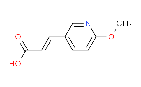 CAS No. 118420-01-2, 3-(6-methoxypyridin-3-yl)prop-2-enoic acid