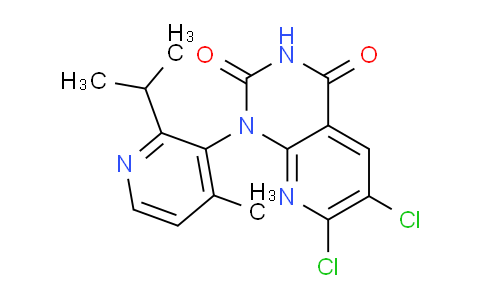 CAS No. 2252403-77-1, 6,7-dichloro-1-(2-isopropyl-4-methylpyridin-3-yl)pyrido[2,3-d]pyrimidine-2,4(1H,3H)-dione