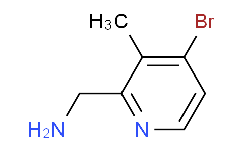 CAS No. 886372-13-0, (4-bromo-3-methylpyridin-2-yl)methanamine