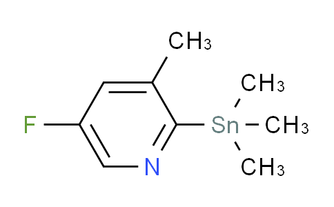 CAS No. 2490679-61-1, Pyridine, 5-fluoro-3-methyl-2-(trimethylstannyl)-