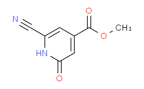 CAS No. 853029-95-5, methyl 6-cyano-2-oxo-1,2-dihydropyridine-4-carboxylate