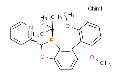 CAS No. 1542796-11-1, 2-((2S,3S)-3-(tert-butyl)-4- (2,6-dimethoxyphenyl)-2,3- dihydrobenzo[d][1,3]oxaph osphol-2-yl)pyridine
