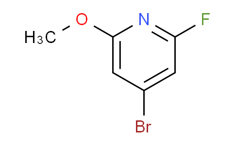 CAS No. 1227591-12-9, 4-bromo-2-fluoro-6-methoxypyridine