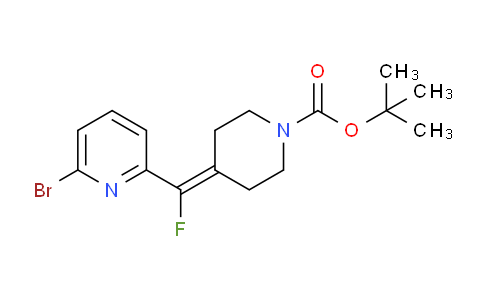 CAS No. 2416421-44-6, tert-butyl 4-((6-bromopyridin-2-yl)fluoromethylene)piperidine-1-carboxylate