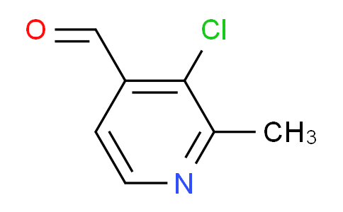 CAS No. 1227565-53-8, 3-chloro-2-methylpyridine-4-carbaldehyde
