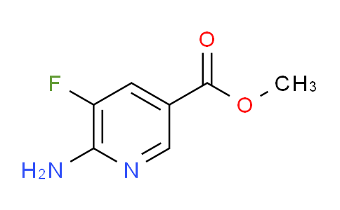 CAS No. 1256792-42-3, methyl 6-amino-5-fluoropyridine-3-carboxylate