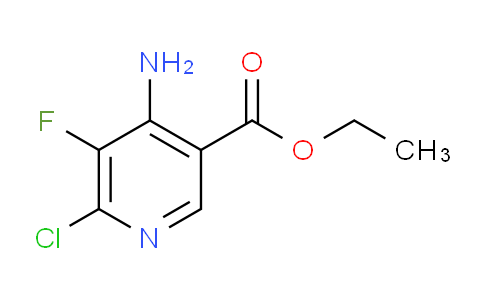 CAS No. 2454397-74-9, 3-Pyridinecarboxylic acid, 4-amino-6-chloro-5-fluoro-, ethyl ester