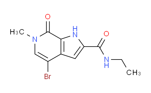 CAS No. 1628864-79-8, 4-bromo-N-ethyl-6,7-dihydro-6-methyl-7-oxo-1H-Pyrrolo[2,3-c]pyridine-2-carboxamide