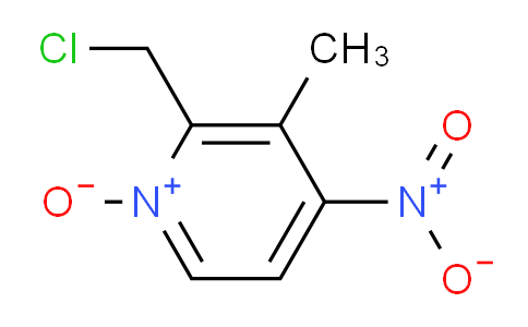CAS No. 116418-98-5, Pyridine, 2-(chloromethyl)-3-methyl-4-nitro-, 1-oxide
