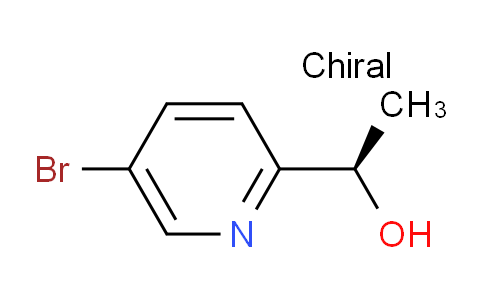 CAS No. 870694-36-3, (R)-1-(5-bromopyridin-2-yl)ethan-1-ol