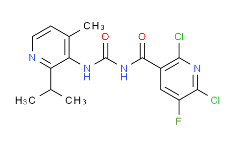 CAS No. 2252403-81-7, 2,6-dichloro-5-fluoro-N-((2-isopropyl-4-methylpyridin-3-yl)carbamoyl)nicotinamide