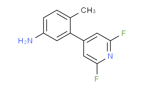 CAS No. 1800399-19-2, Benzenamine, 3-(2,6-difluoro-4-pyridinyl)-4-methyl-