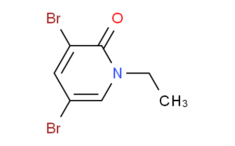CAS No. 14529-55-6, 3,5-dibromo-1-ethylpyridin-2-one