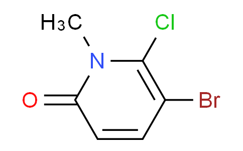 CAS No. 960299-33-6, 5-bromo-6-chloro-1-methylpyridin-2-one