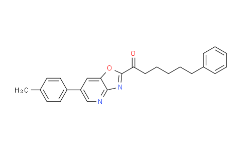 CAS No. 1800327-36-9, 6-Phenyl-1-(6-(p-tolyl)oxazolo[4,5-b]pyridin-2-yl)hexan-1- one