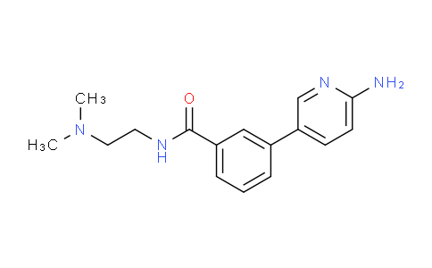 CAS No. 1034296-87-1, 3-(6-aminopyridin-3-yl)-N-(2-(dimethylamino)ethyl)benzamide