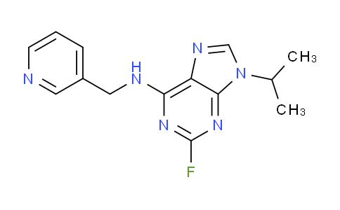 CAS No. 660822-33-3, 2-fluoro-9-isopropyl-N-(pyridin-3-ylmethyl)-9H-purin-6-amine