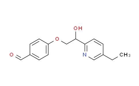 CAS No. 471295-98-4, 4-[2-(5-ethylpyridin-2-yl)-2-hydroxyethoxy]benzaldehyde