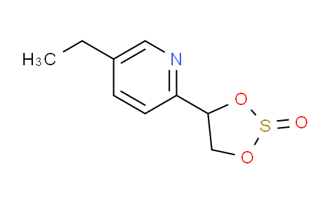 CAS No. 646519-82-6, 4-(5-ethylpyridin-2-yl)-1,3,2-dioxathiolane 2-oxide
