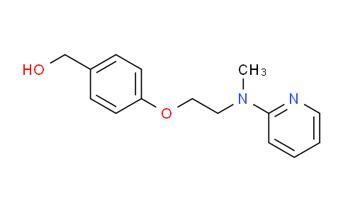 CAS No. 196810-03-4, (4-(2-(methyl(pyridin-2-yl)amino)ethoxy)phenyl)methanol