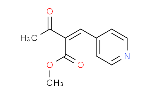 CAS No. 183437-83-4, methyl (Z)-3-oxo-2-(pyridin-4-ylmethylene)butanoate