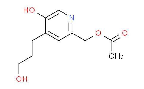 CAS No. 724790-38-9, 4-Pyridinepropanol, 2-[(acetyloxy)methyl]-5-hydroxy-