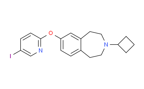 CAS No. 720691-59-8, 1H-3-Benzazepine, 3-cyclobutyl-2,3,4,5-tetrahydro-7-[(5-iodo-2-pyridinyl)oxy]-