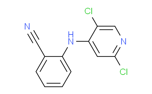 CAS No. 1224887-80-2, 2-[(2,5-dichloropyridin-4-yl)amino]benzonitrile