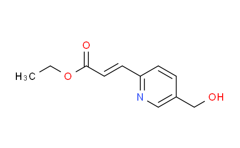 CAS No. 1018673-94-3, ethyl (E)-3-[5-(hydroxymethyl)pyridin-2-yl]prop-2-enoate
