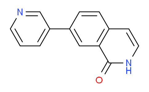 CAS No. 1417640-17-5, 1(2H)-Isoquinolinone, 7-(3-pyridinyl)-