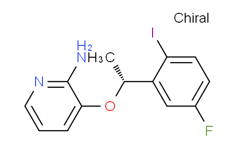 CAS No. 1454847-98-3, (R)-3-(1-(5-fluoro-2-iodophenyl)ethoxy)pyridin-2-a mine