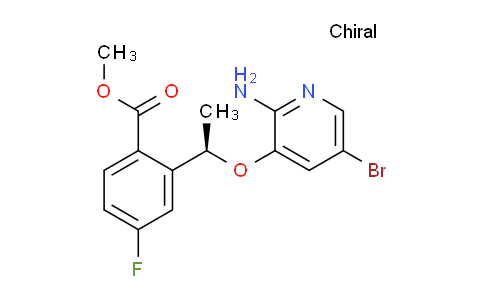 CAS No. 1454848-00-0, Methyl(R)-2-(1-((2-amino-5-bromopyridin-3-yl)oxy )ethyl)-4-fluorobenzoate